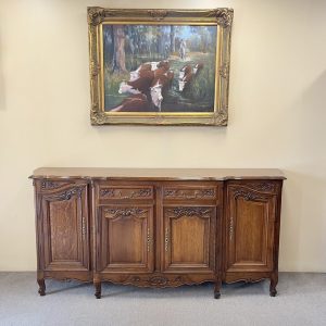 French Oak 4-Door Buffet French Oak 4-Door Buffet