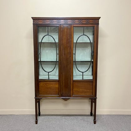 Edwardian Mahogany Display Cabinet