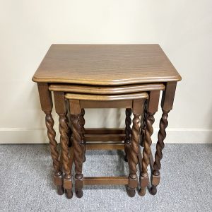 Vintage Oak Nest of Tables Vintage Oak Nest of Tables