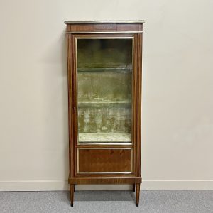 French Louis XVI Style Parquetry Vitrine French Louis XVI Style Parquetry Vitrine