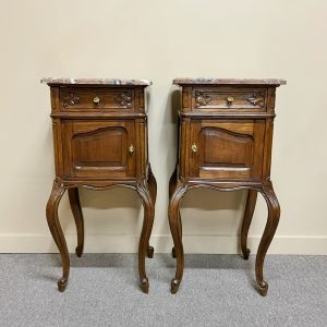 Pair of French Oak Bedside Cabinets Pair of French Oak Bedside Cabinets